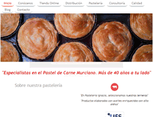 Tablet Screenshot of ignaciopasteleriamurciana.com